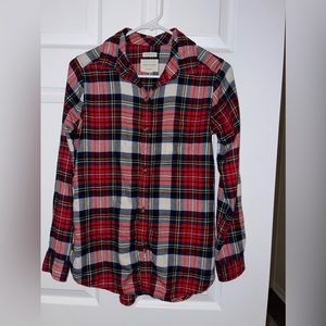 AE boyfriend fit flannel XS